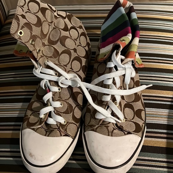 Women's Coach hightop runners size 12 excellent condition. - Picture 1 of 4